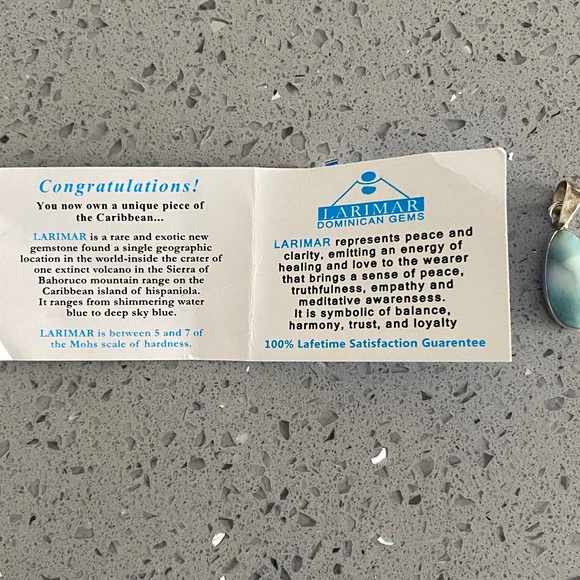 Larimar pendant - Picture 5 of 6
